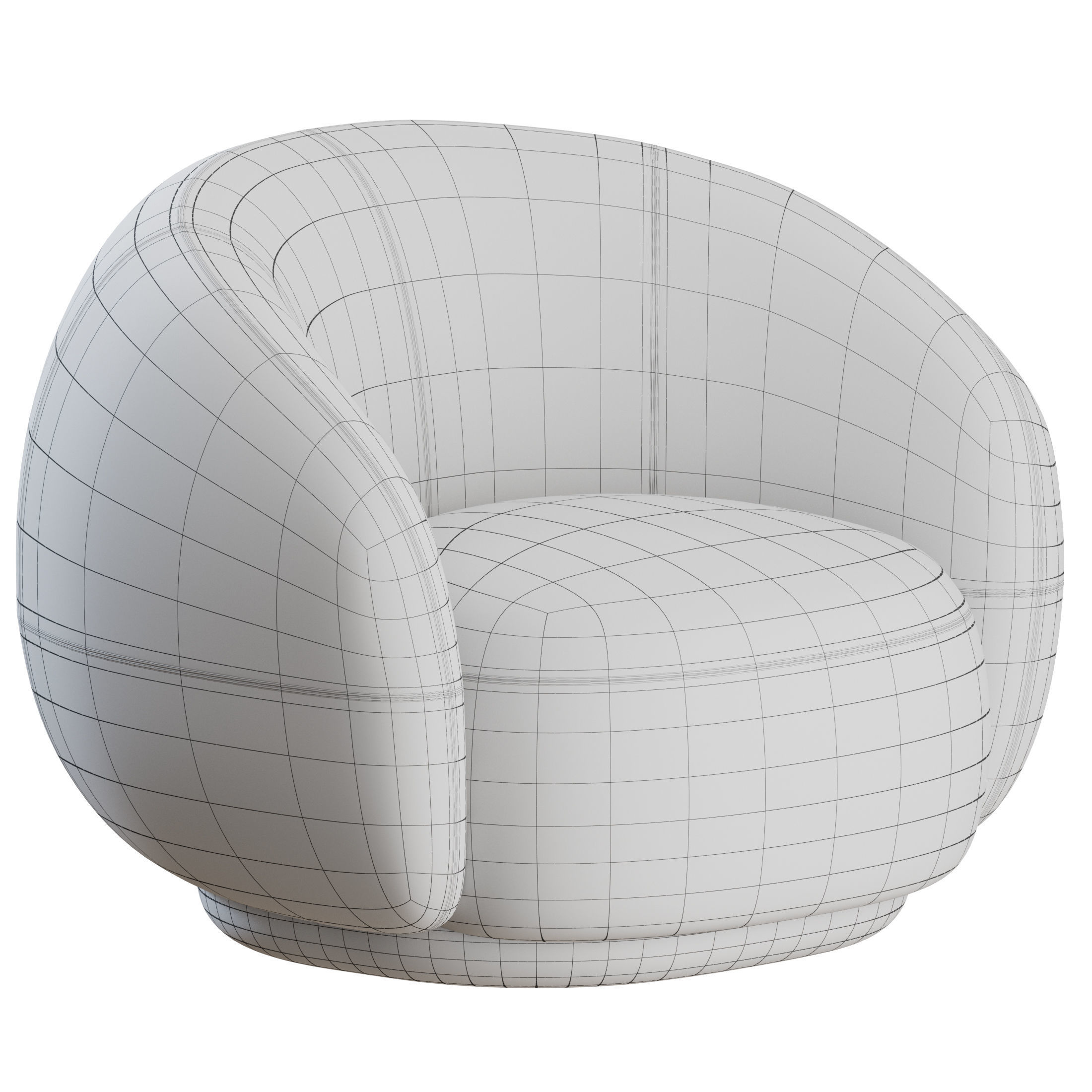 Julep Armchair by Tacchini 3D model_4