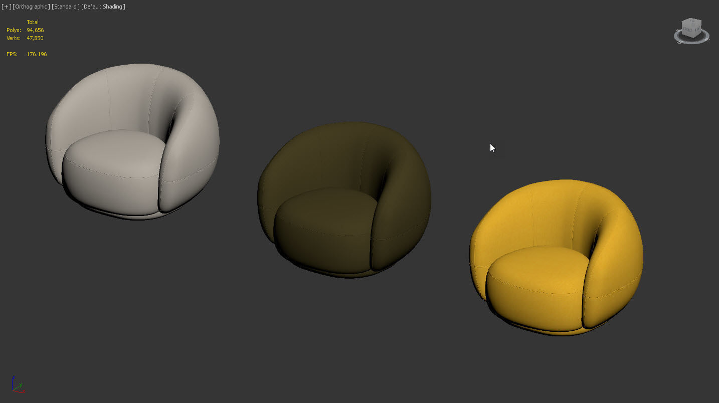 Julep Armchair by Tacchini 3D model_10