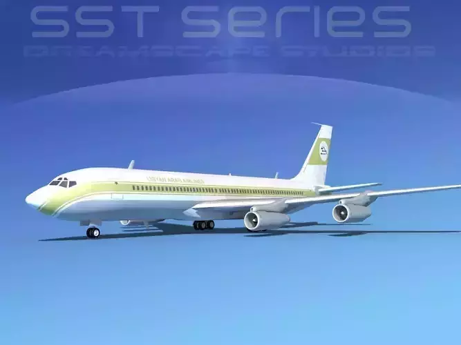 Boeing 707-320 SS Libyan Airways
