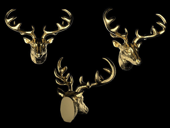 Deer Pendant 3D print model