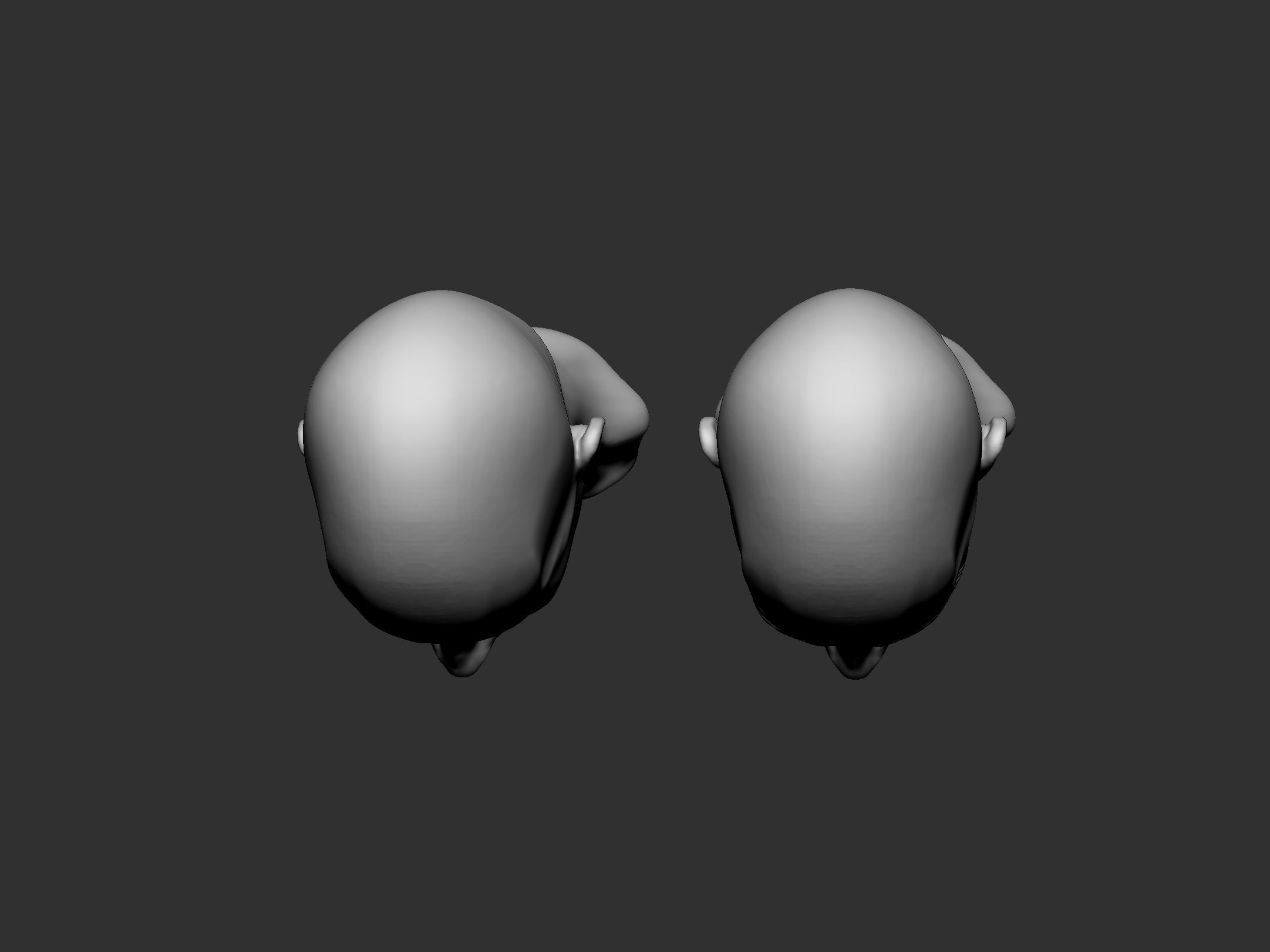 Male Head 4 3D print model_5