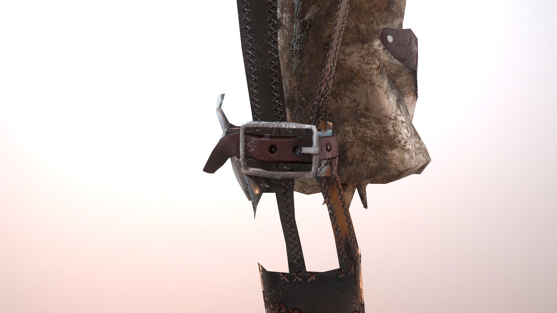 Killer Costume Low-poly 3D model_7