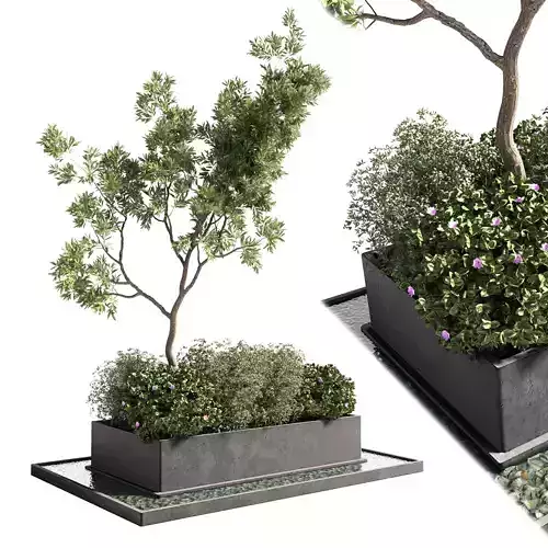 collection outdoor plant 29 garden pot concrete vase