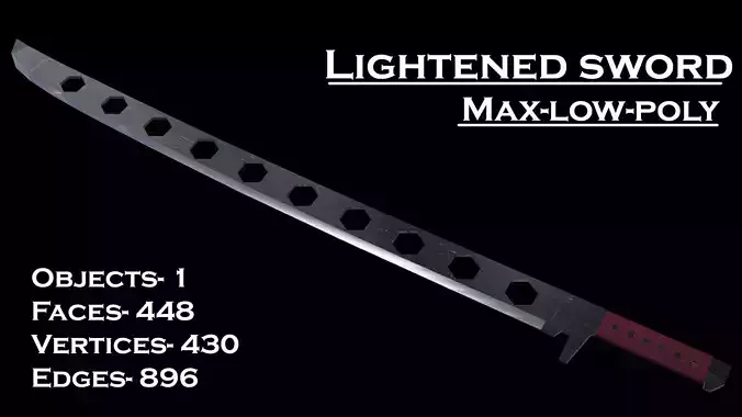Lightweight Sword max-low-poly