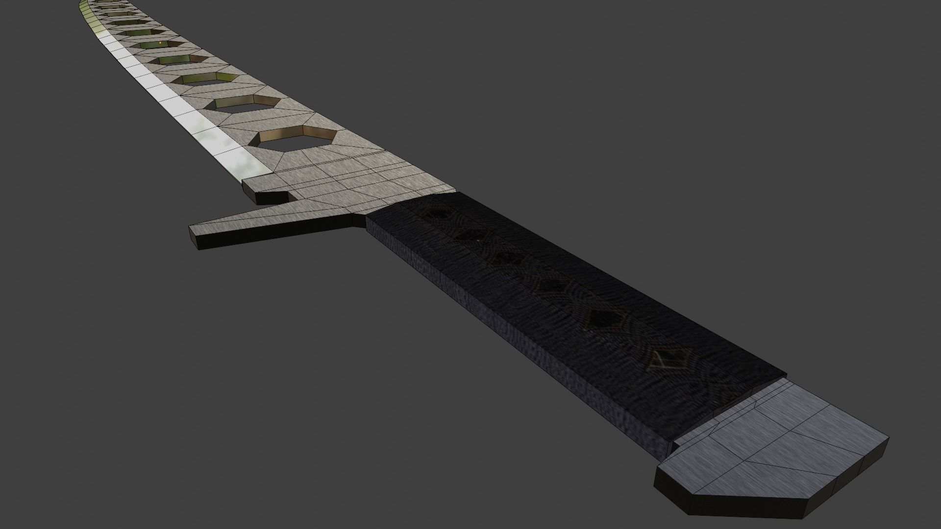 Lightweight Sword max-low-poly Free low-poly 3D model_3