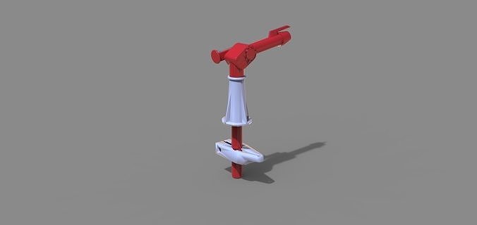 Rotatable extinguishing monitor for Fairmount Summit 3D print model