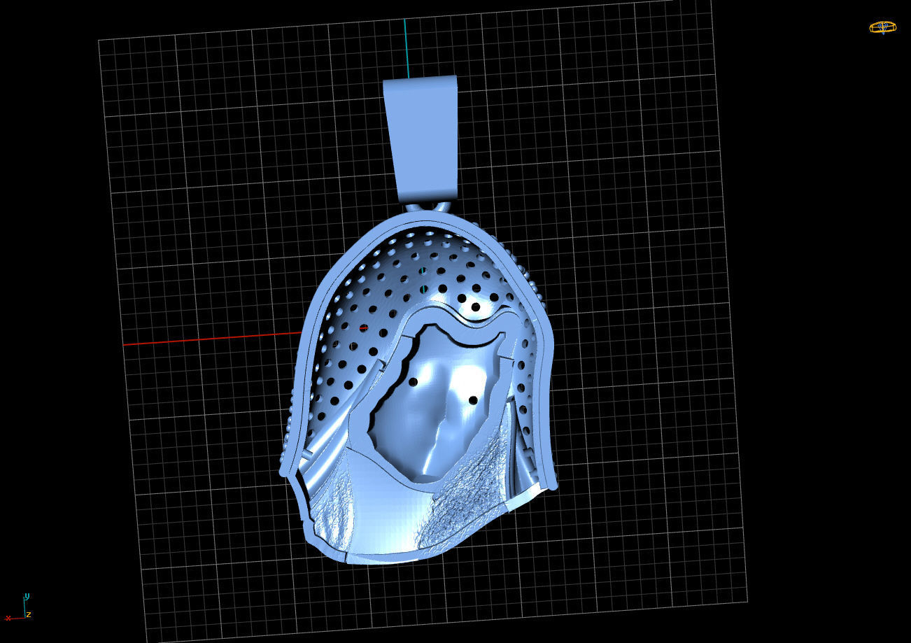 Virgin Mary With Stone - 3D - STL - Ready Machine 3D print model_9