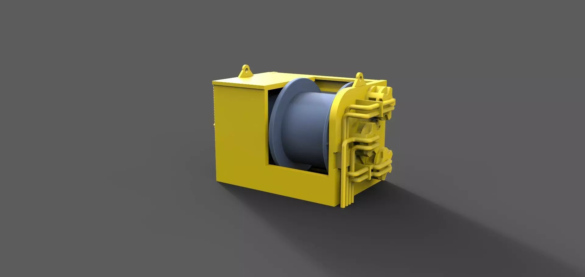small winch for ROV or other applications 3D print model