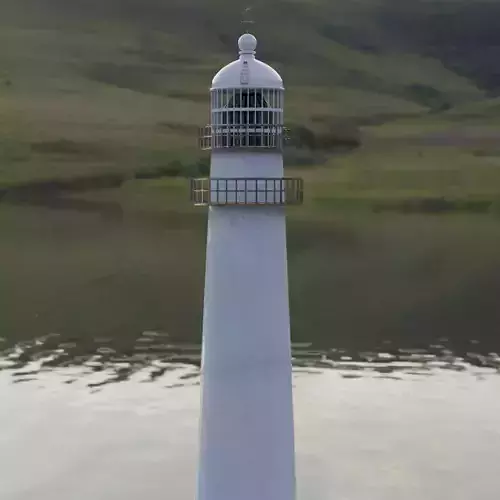 LightHouse Cabo Verde Low-poly 3D model