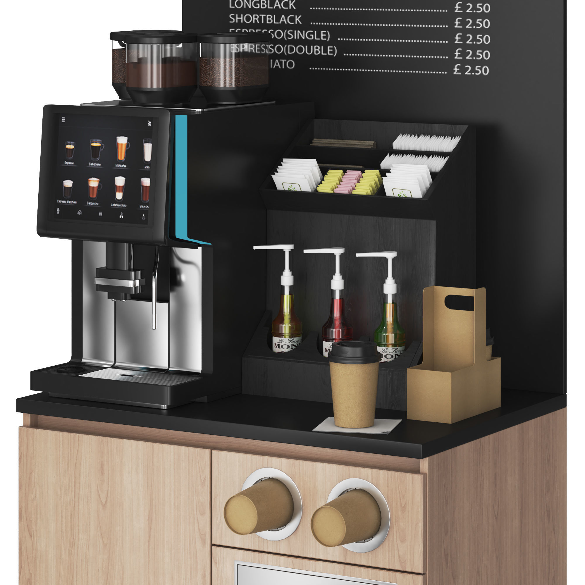 Vendor Coffee Point 3D model_4