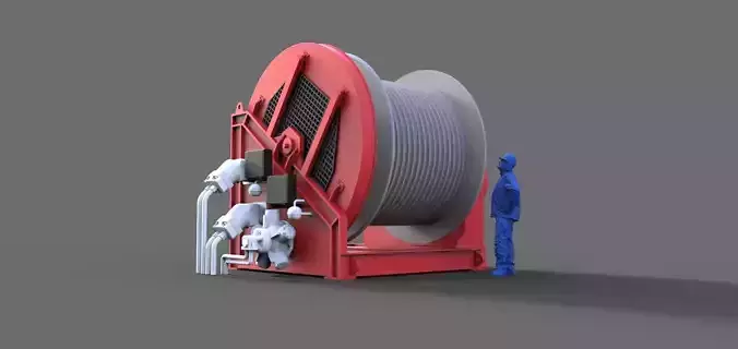 Large winch for vessel  Typ B