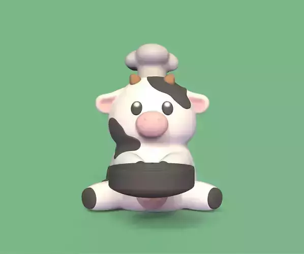 Cook Cow 3D print model
