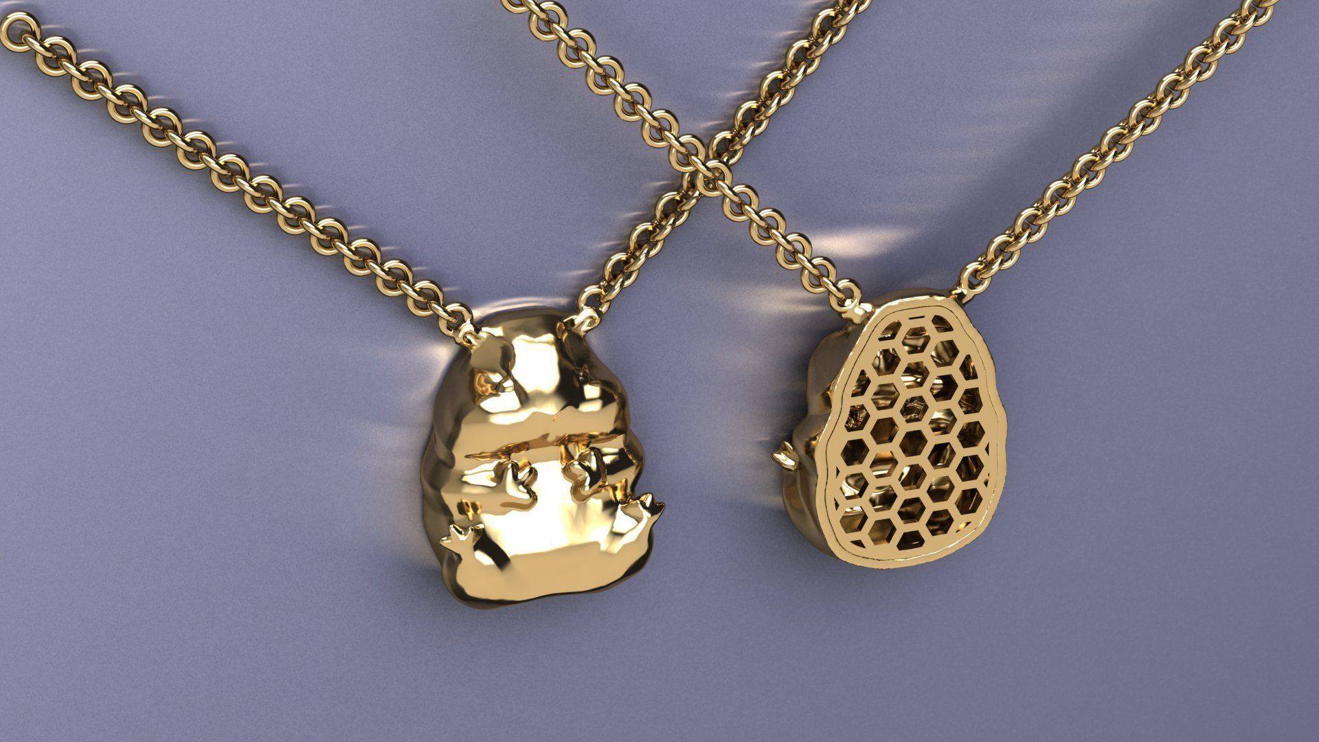 squirrel pendant 3D print model_2