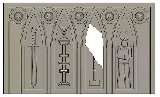 Decorative Sci Fi Wall