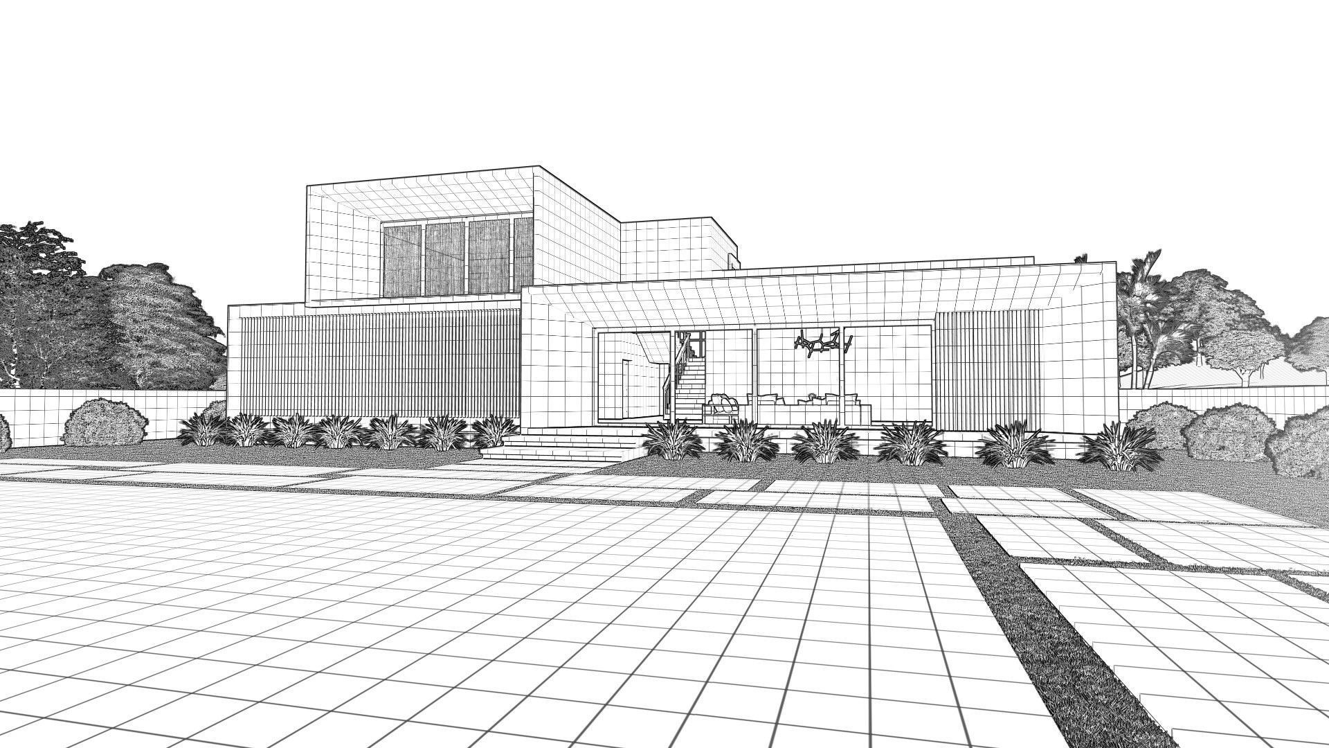 Modern House 3D model_22