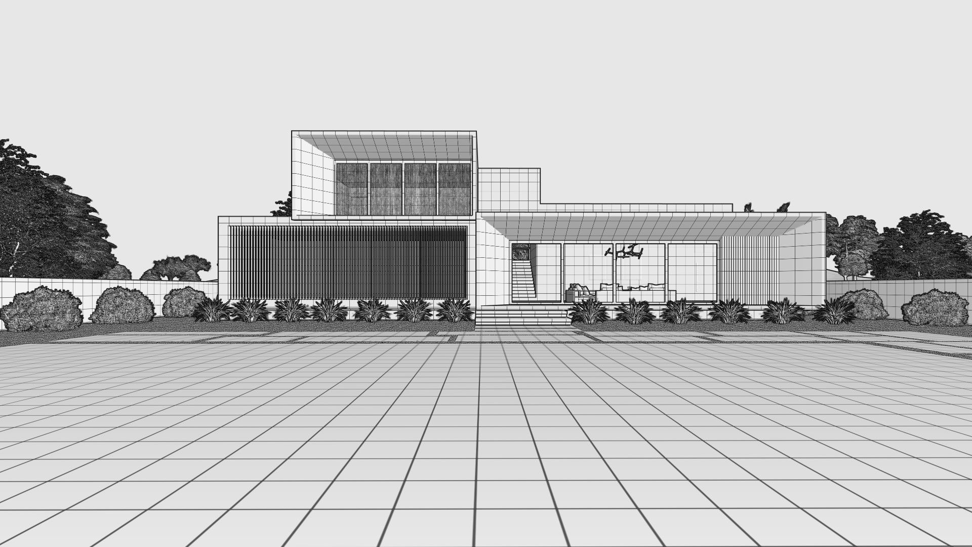 Modern House 3D model_21