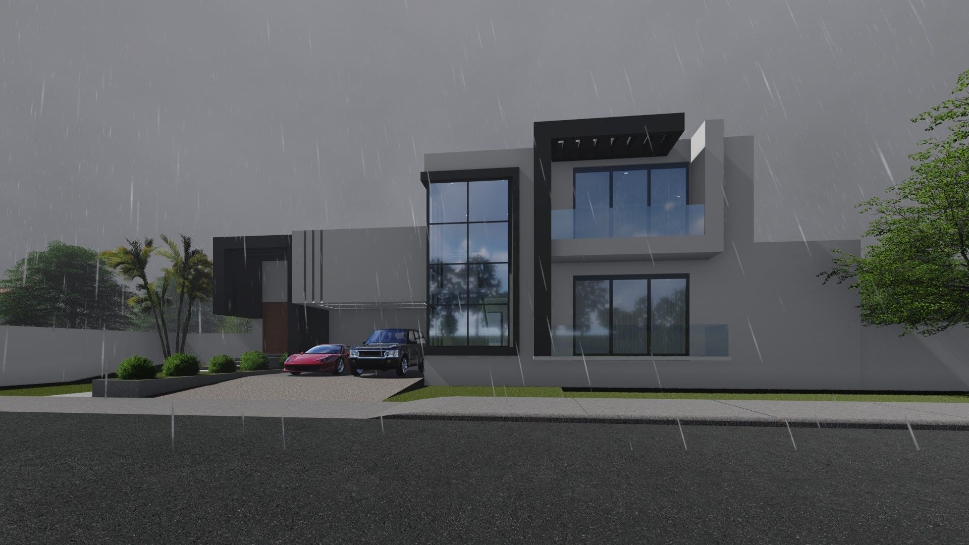 Modern House 3D model_29