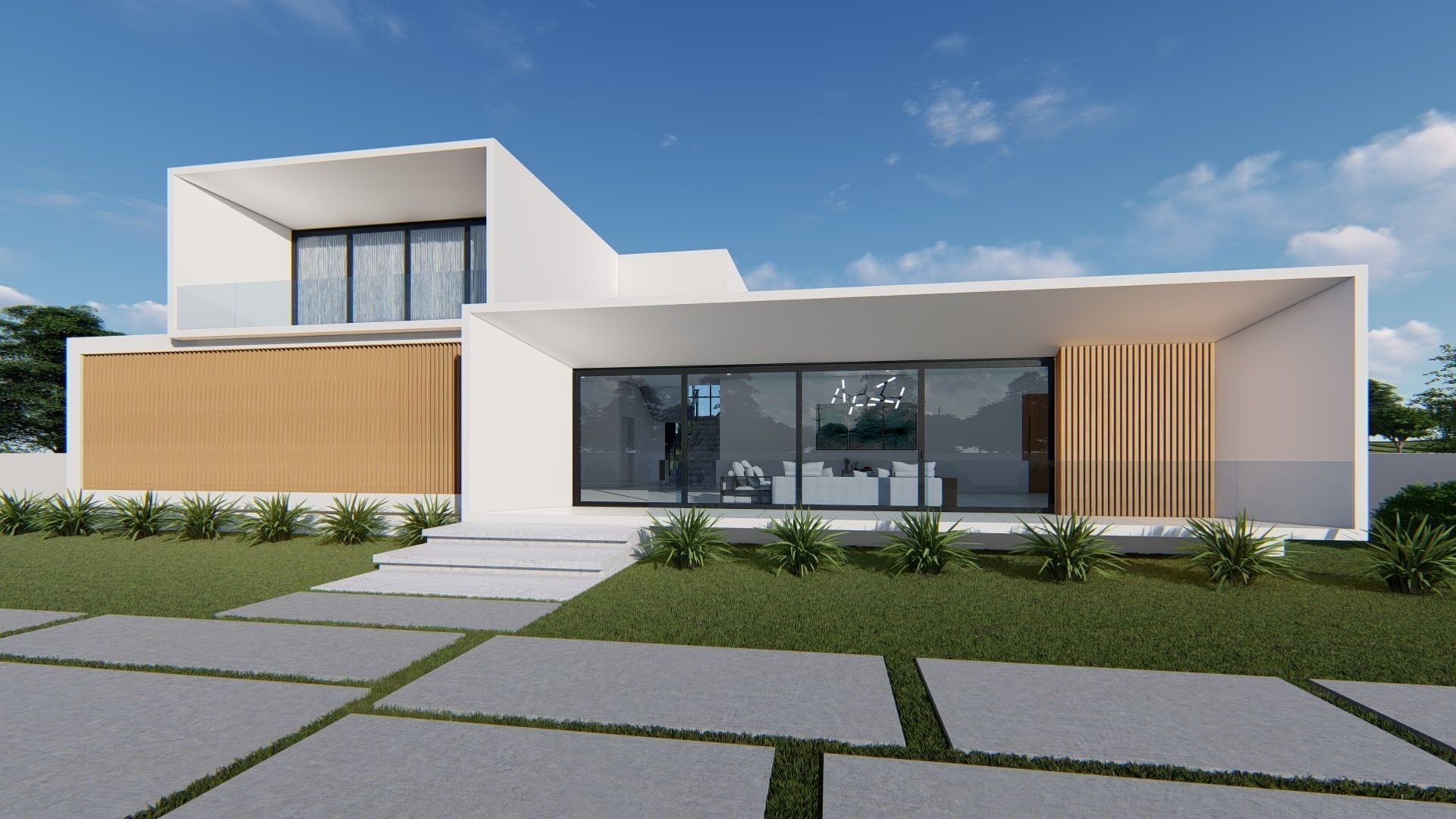Modern House 3D model_5