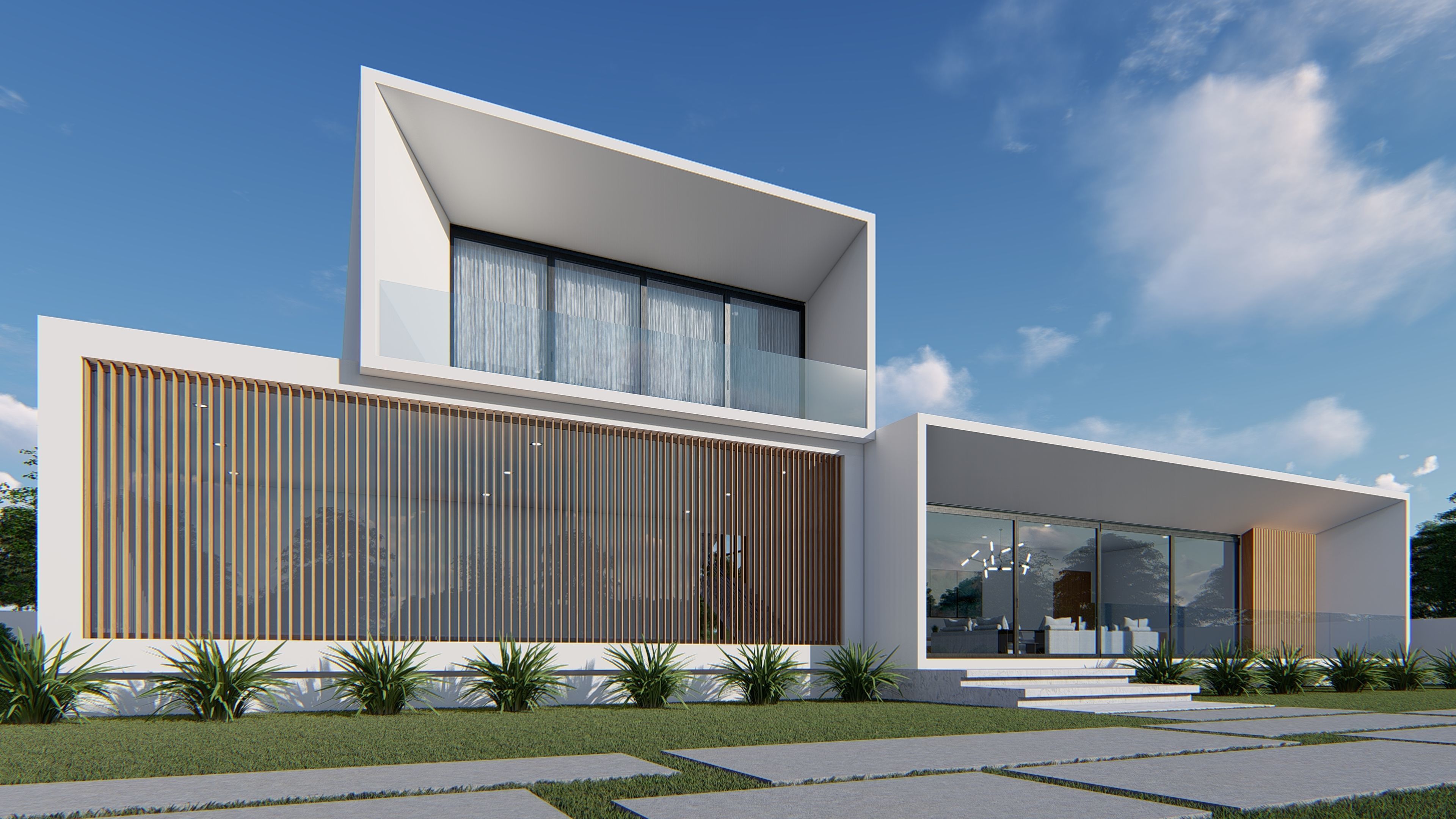 Modern House 3D model_4