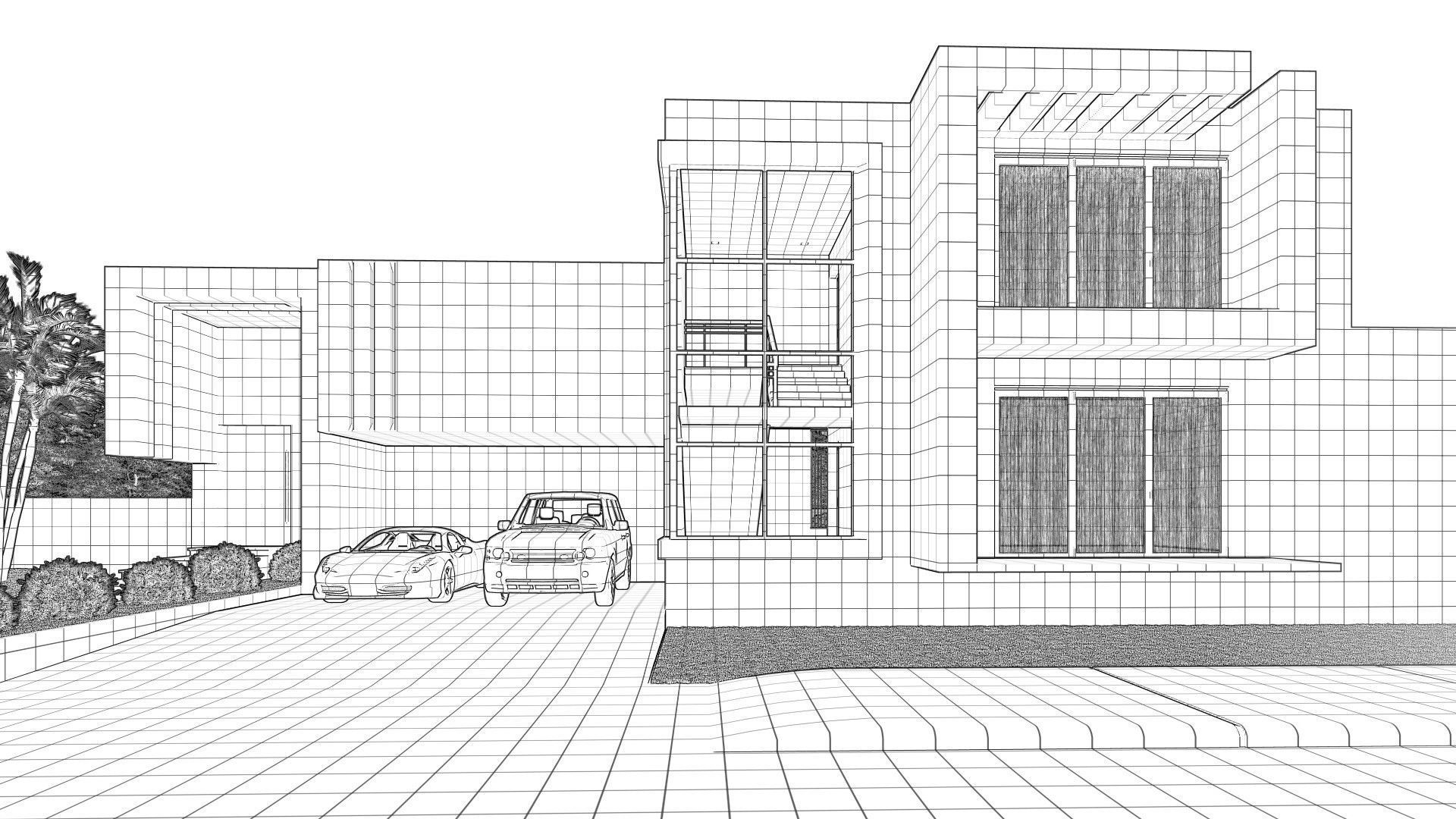 Modern House 3D model_25