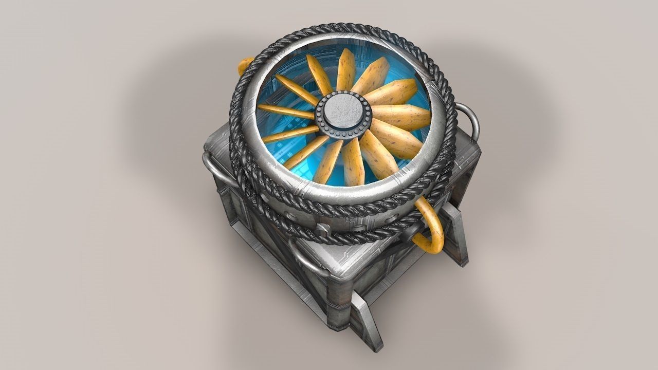 Sci Fi Objects Series - 001 Free low-poly 3D model_2