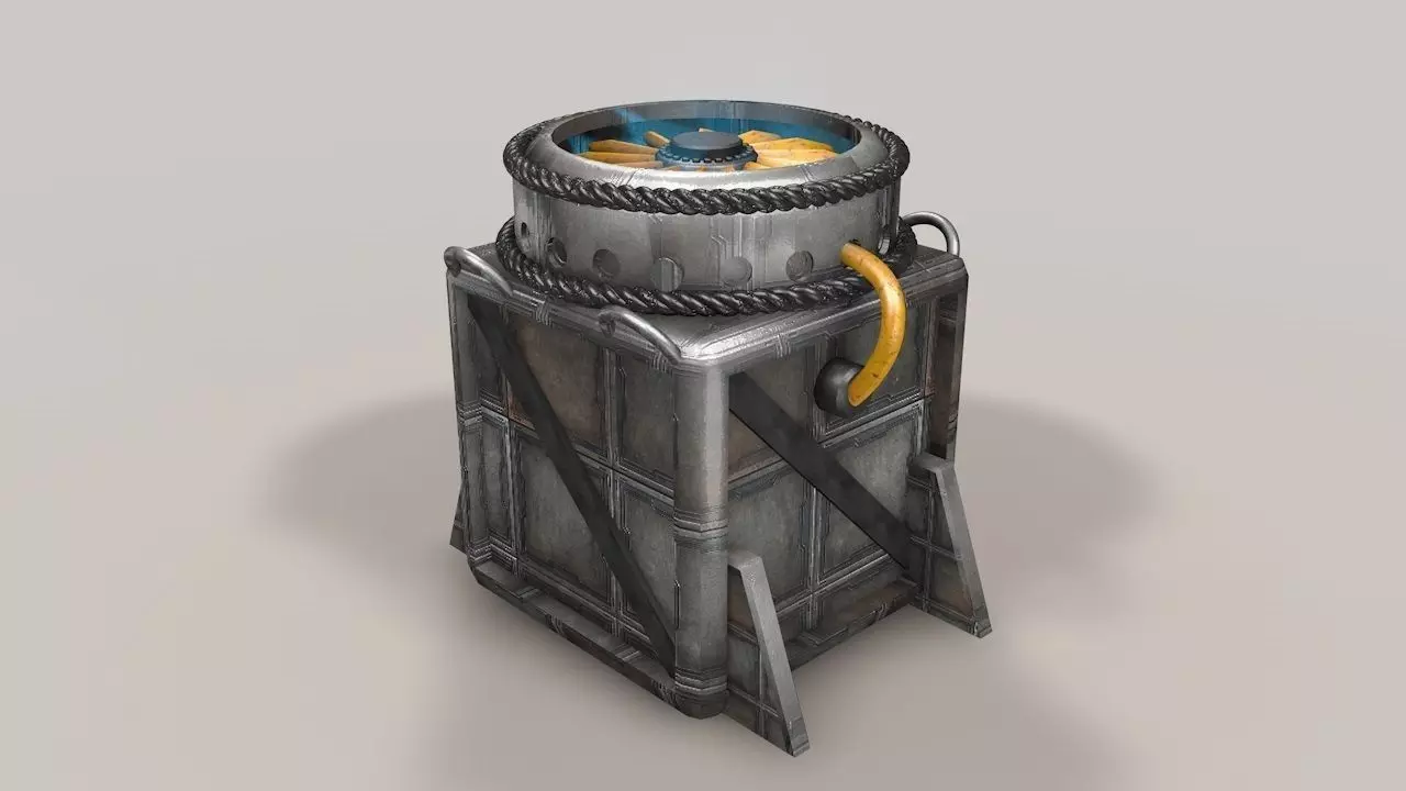 Sci Fi Objects Series - 001 Free low-poly 3D model_0