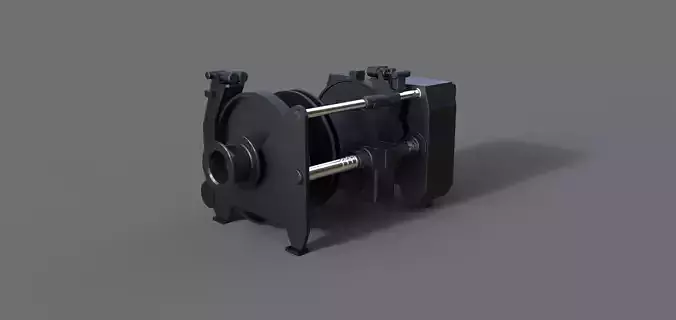 RR winch for tugs 3D print model