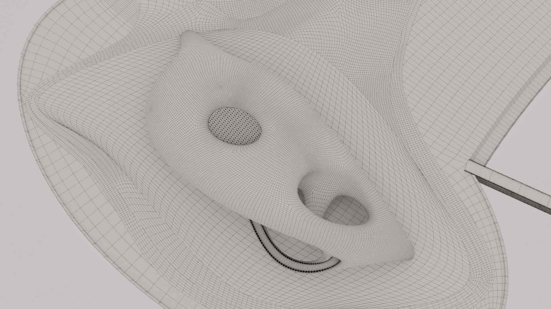 Futuristic building 37 3D model_5