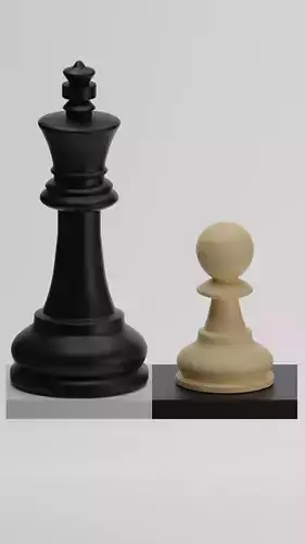 Chess variant King and Pawn