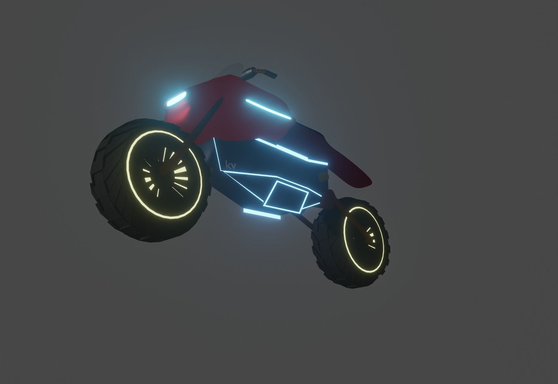 Future Sports Bike 3D model_8