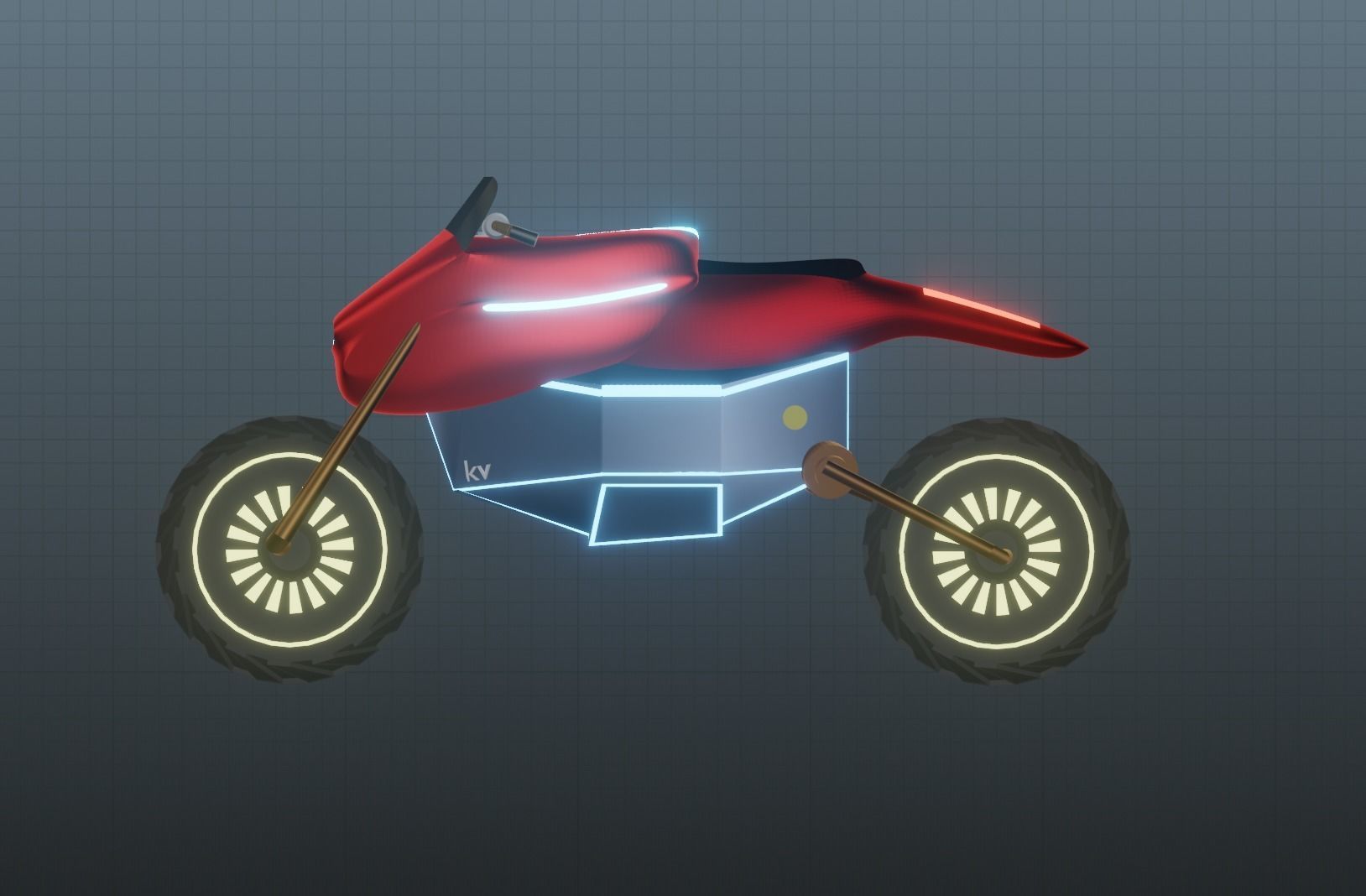 Future Sports Bike 3D model_1