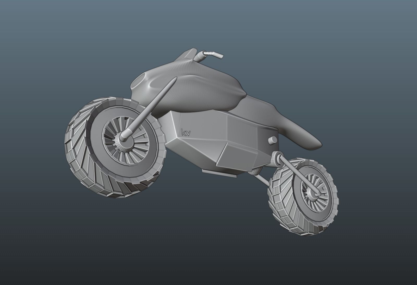 Future Sports Bike 3D model_10