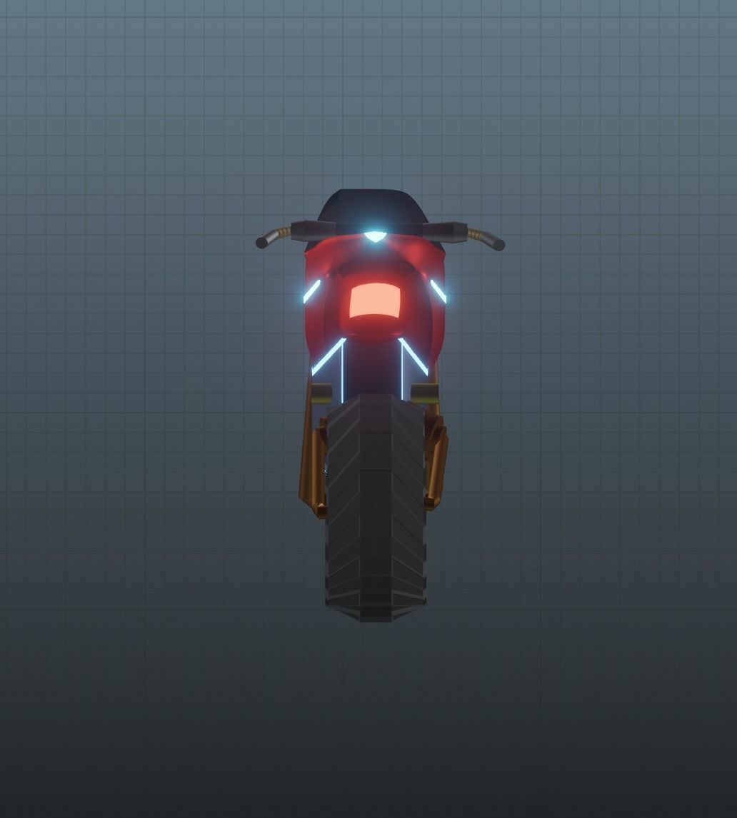 Future Sports Bike 3D model_4