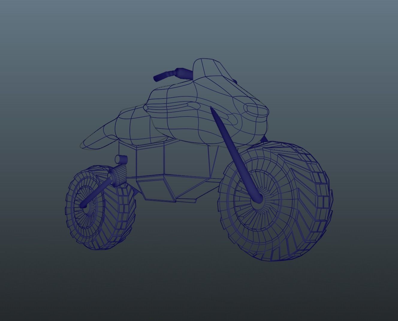 Future Sports Bike 3D model_7