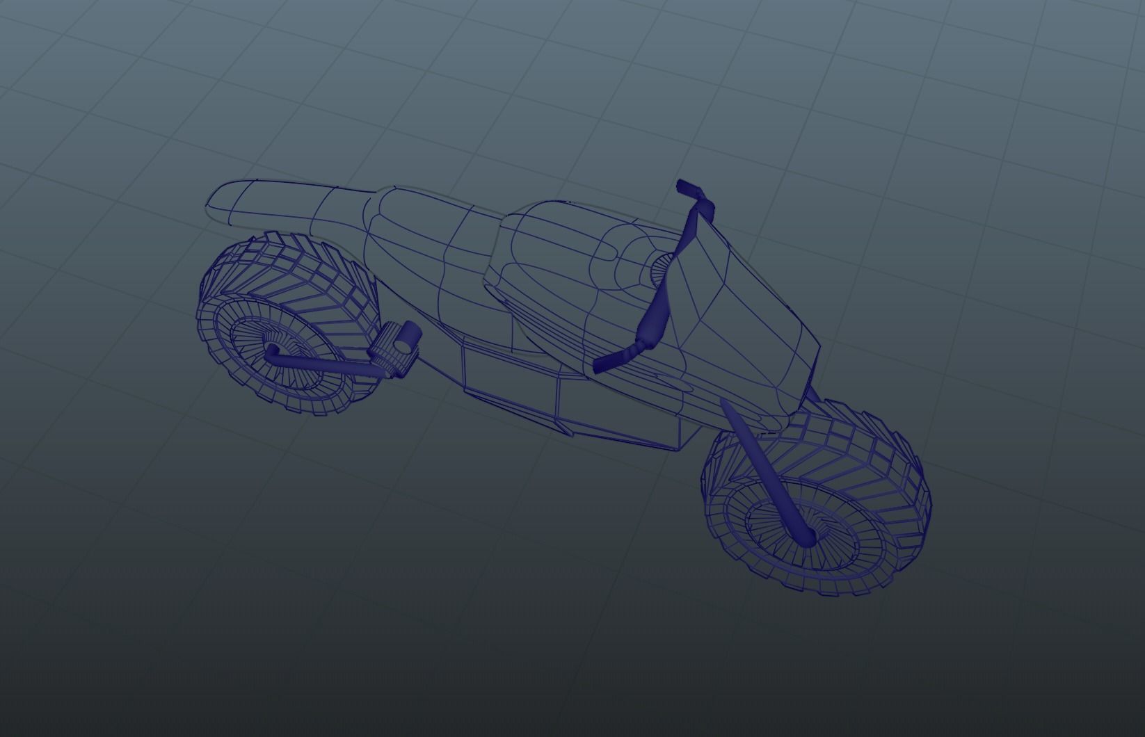 Future Sports Bike 3D model_9