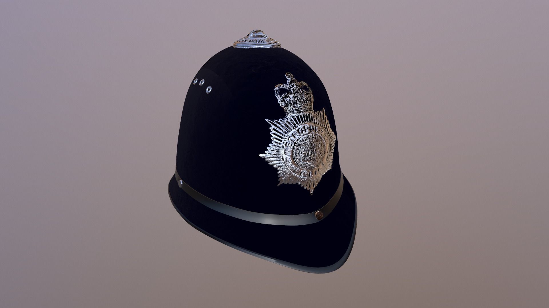 British Police Helmet Package 3D print model_5