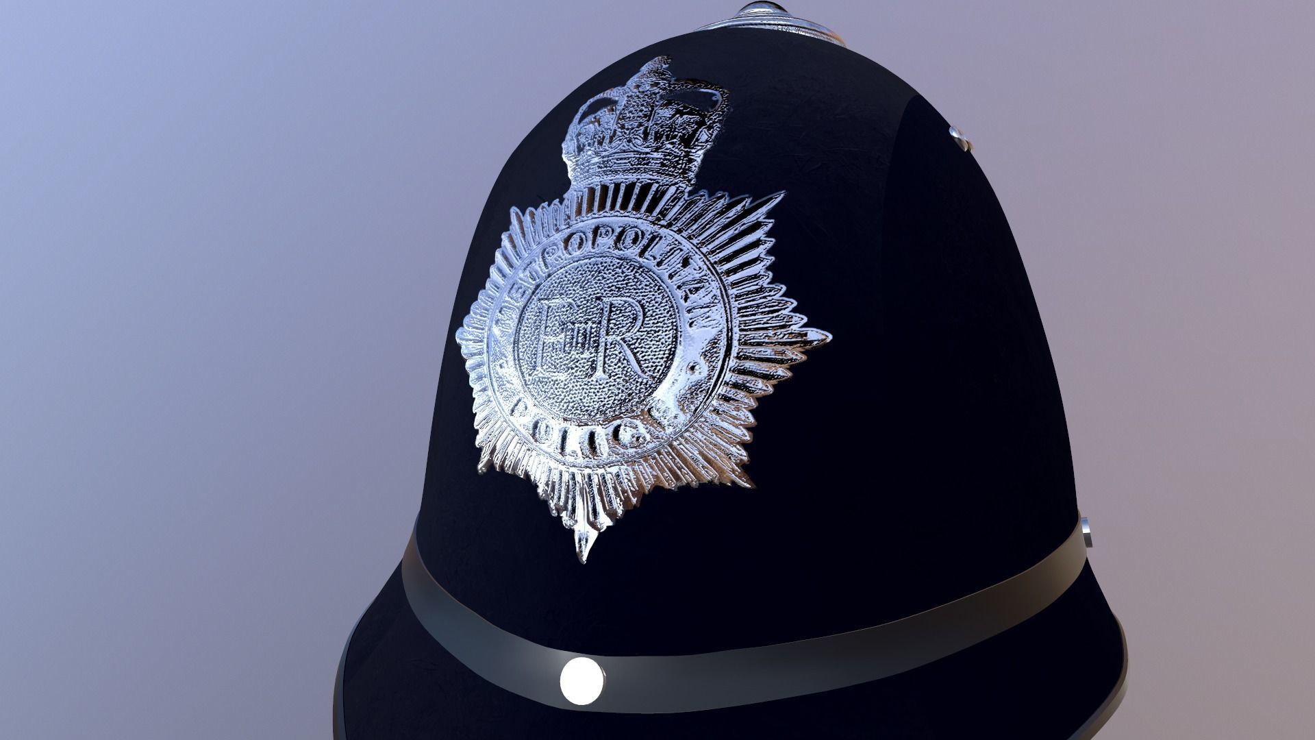 British Police Helmet Package 3D print model_23