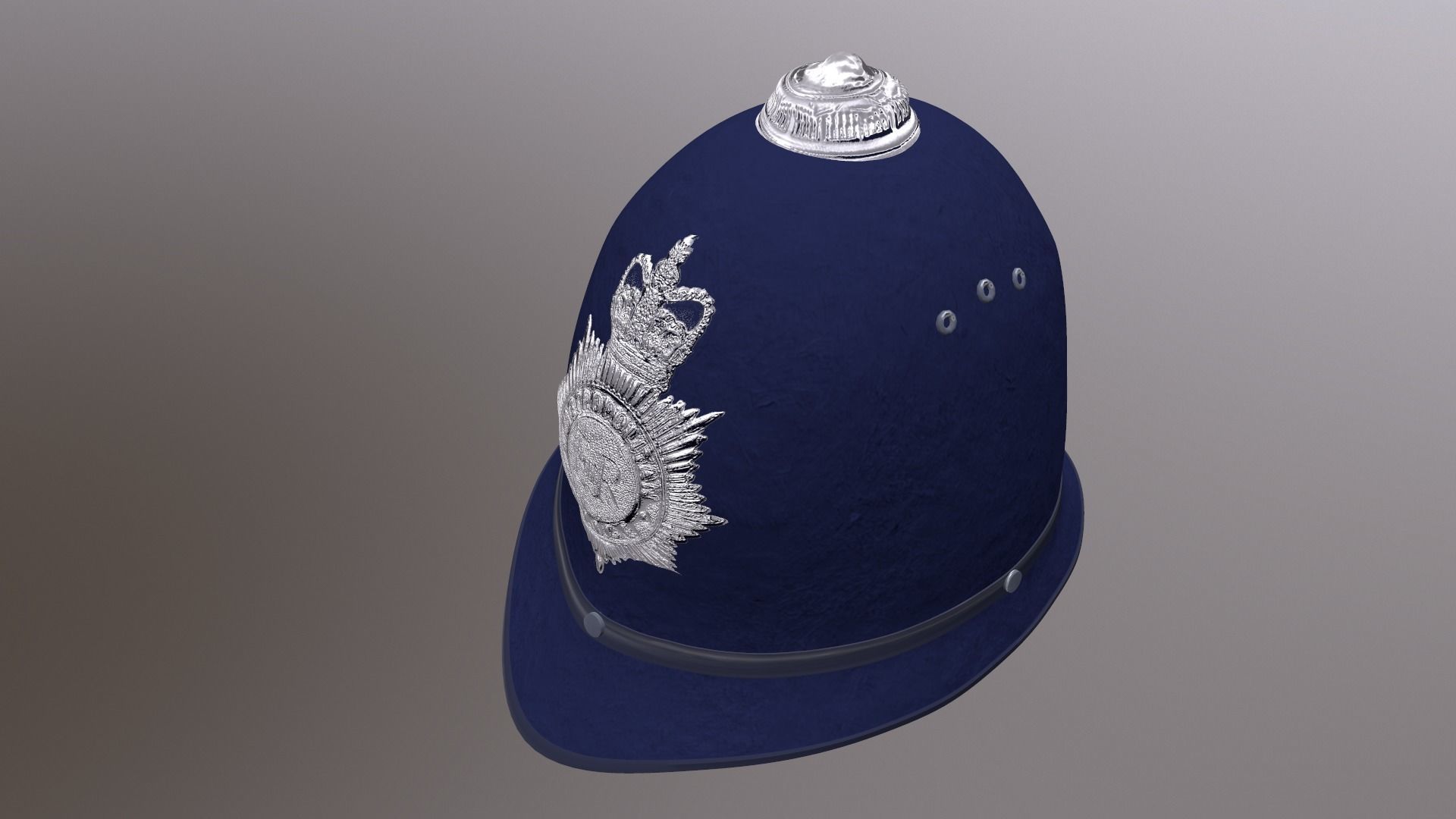 British Police Helmet Package 3D print model_24