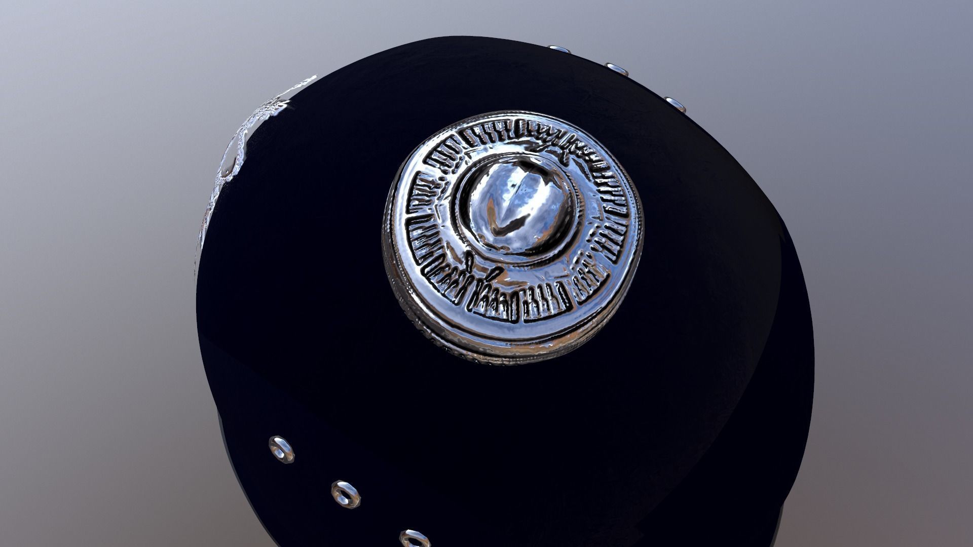 British Police Helmet Package 3D print model_12