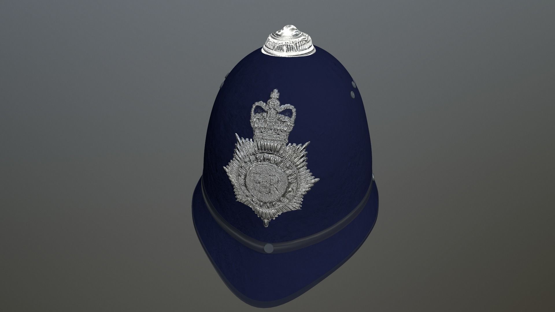 British Police Helmet Package 3D print model_22