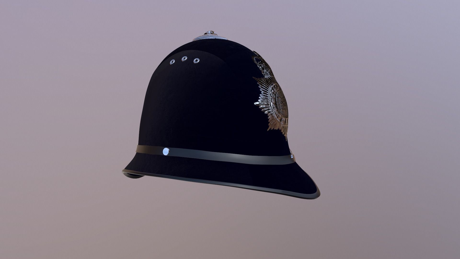 British Police Helmet Package 3D print model_7