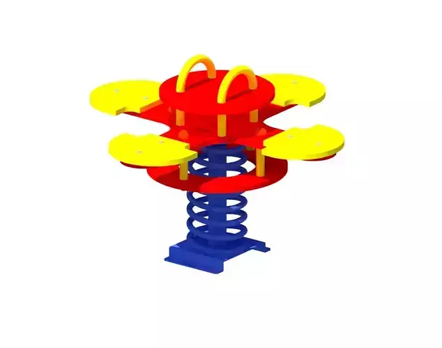 Outdoor kids playground jumping