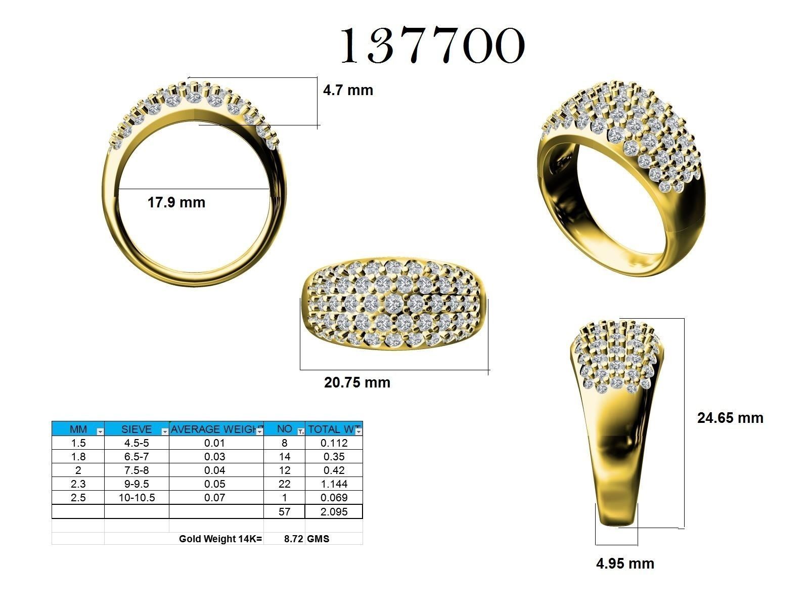 Ring - 137700 3D print model_12