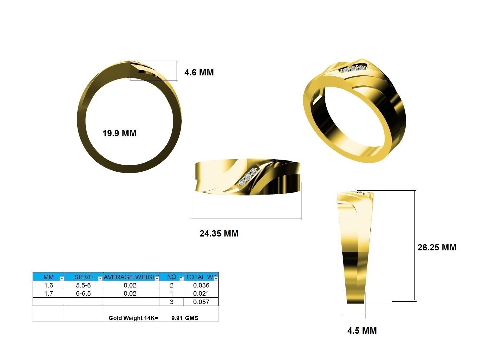 Ring - 137650 3D print model_12