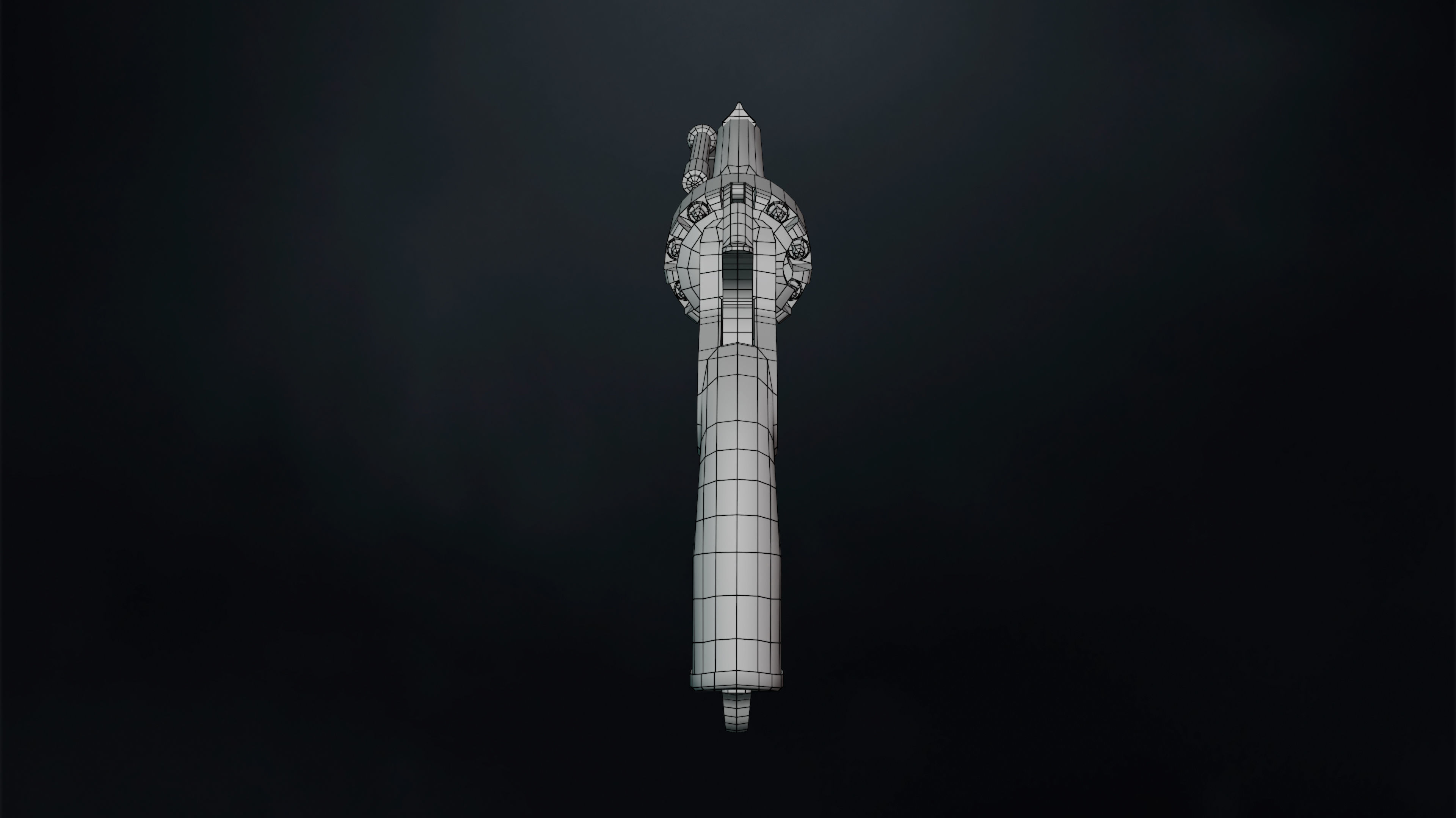 LeMat Revolver Low-poly 3D model_27