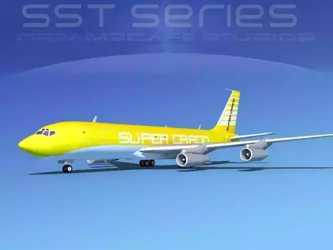 Boeing 707-320 SS Super Cargo 1