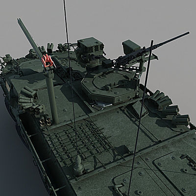 US Army M1127 Reconnaissance Vehicle Stryker RV 3D model_5