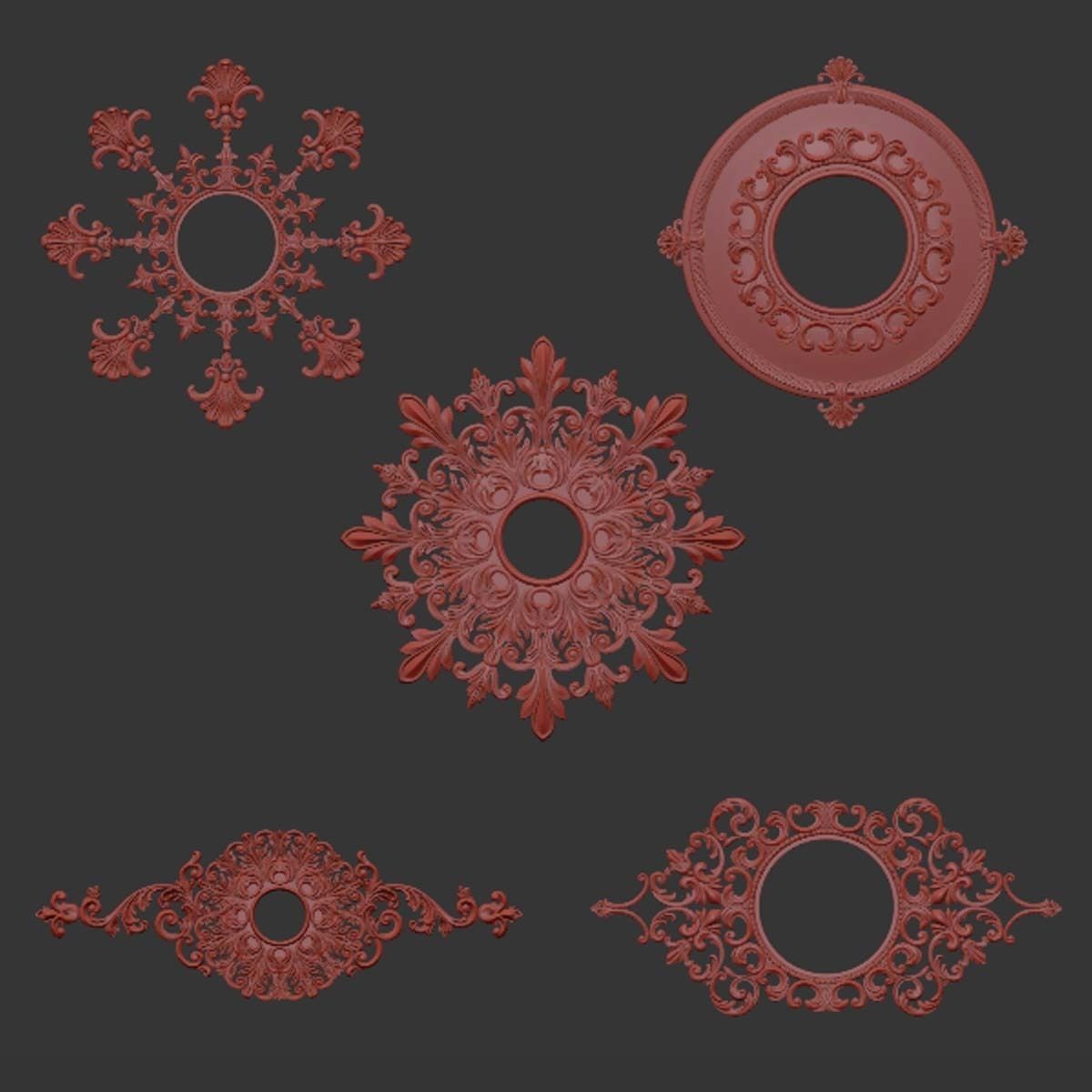 Trim Ornament 79 3D model_3