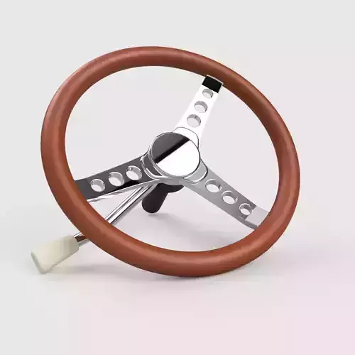3d printable set of 3 classic steering wheels