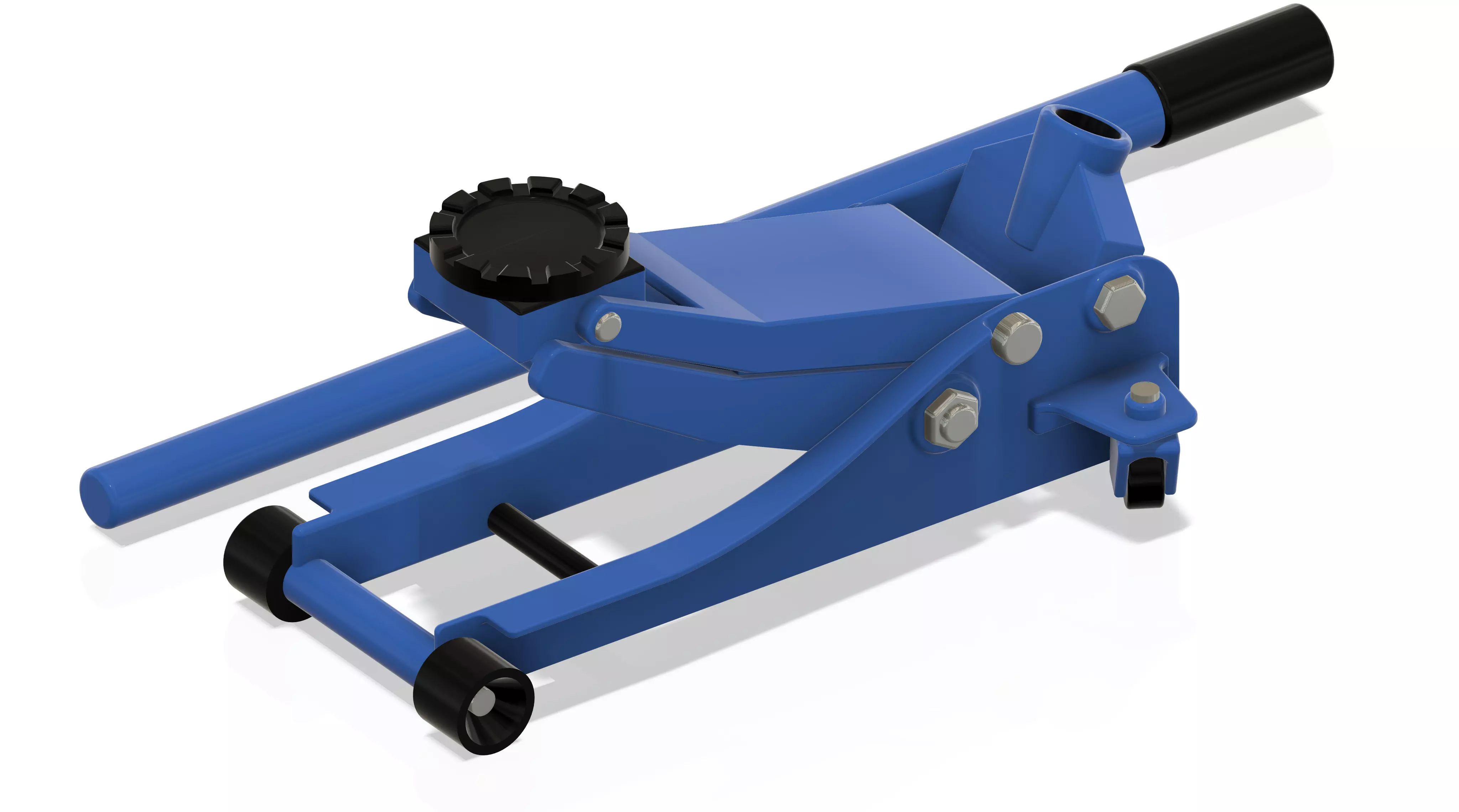 3d printable car jack for model building 3D print model_0